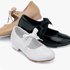 White Girls Tap Shoes Balera 5 1/2
